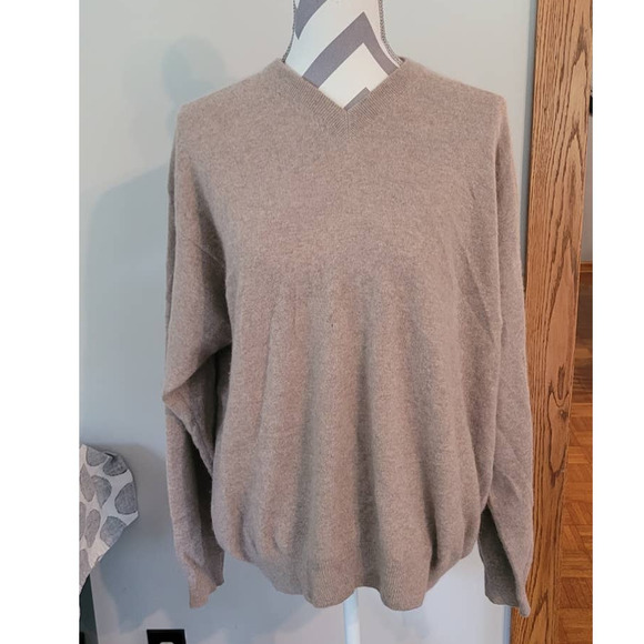 Menbur Other - Belford Men V-Neck 100% Cashmere Sweater Large